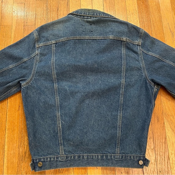 VTG Carhartt Trucker Denim Jacket J12DST Vintage Made in USA Y2K - M/L - Picture 12 of 15